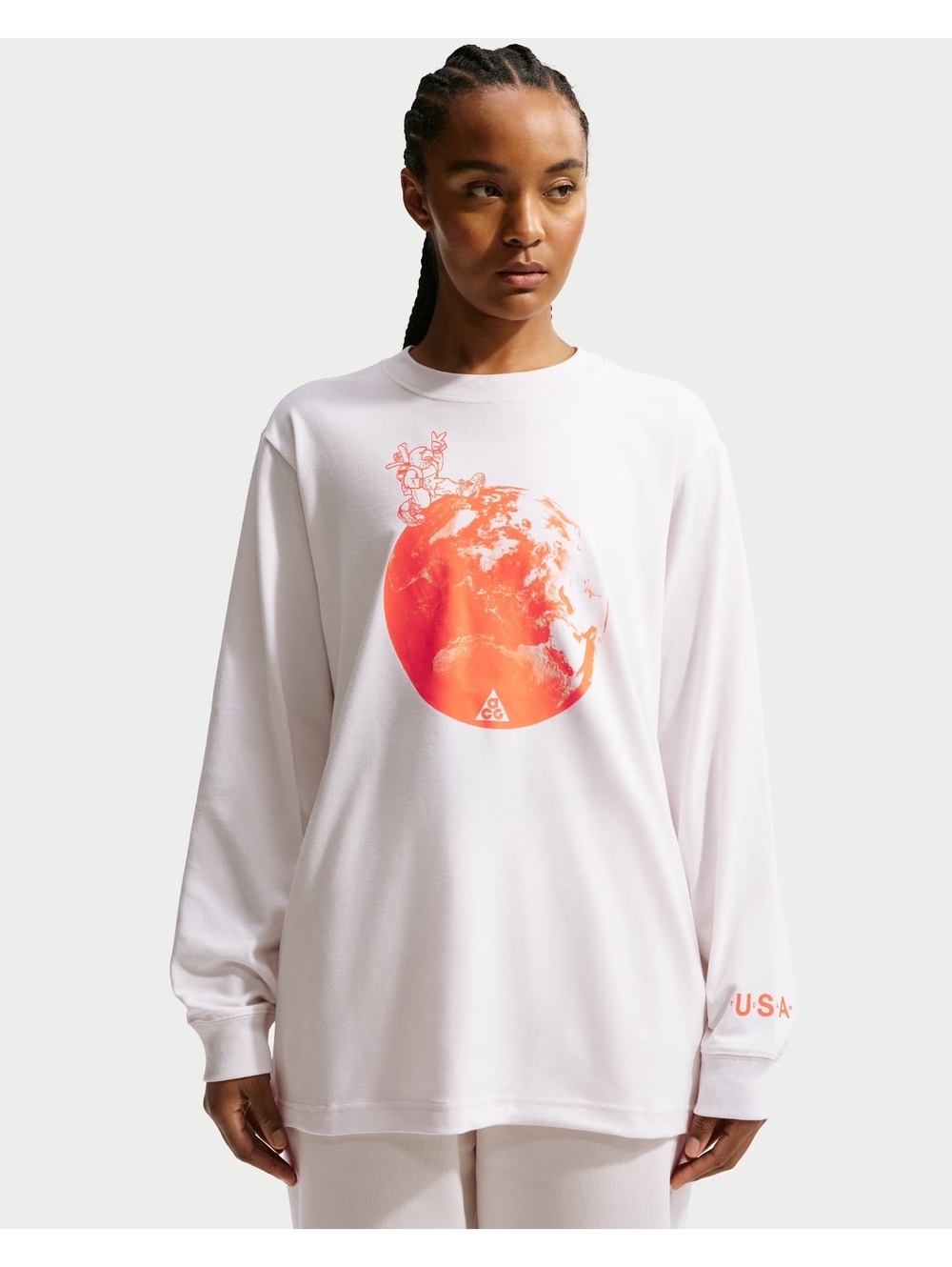 NWT New Nike ACG USA Women's Dri-FIT Long-Sleeve T-Shirt - Small